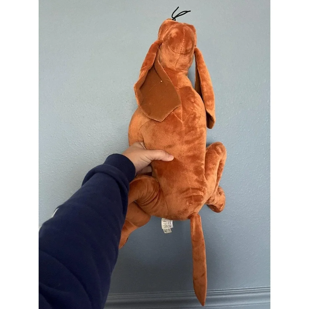 Disney‎ Store Bruno Cinderella Plush Dog Stuffed Animal Large Brown Orange